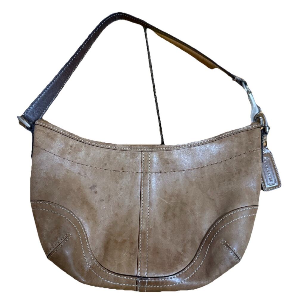 COACH Women’s Brown Leather Shoulder Bag